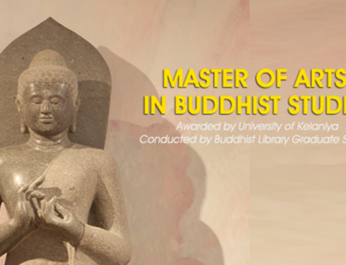 Master of Arts in Buddhist Studies 2024
