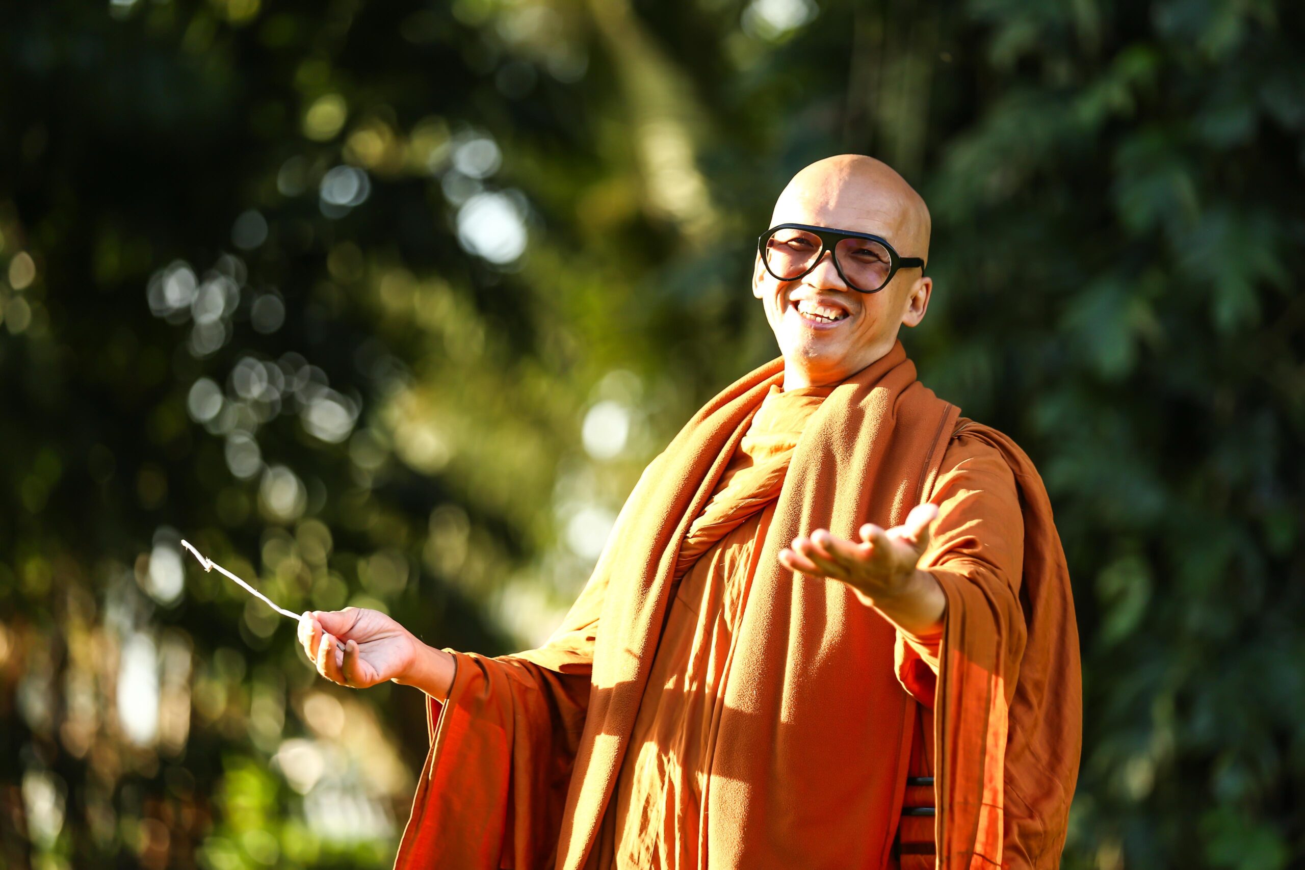 永觉长老与随团比丘 Ajahn Cagino and Sangha