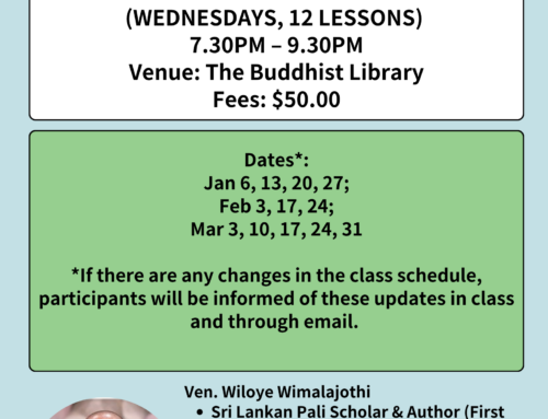 Pali Language Course 2027 – Intermediate Level